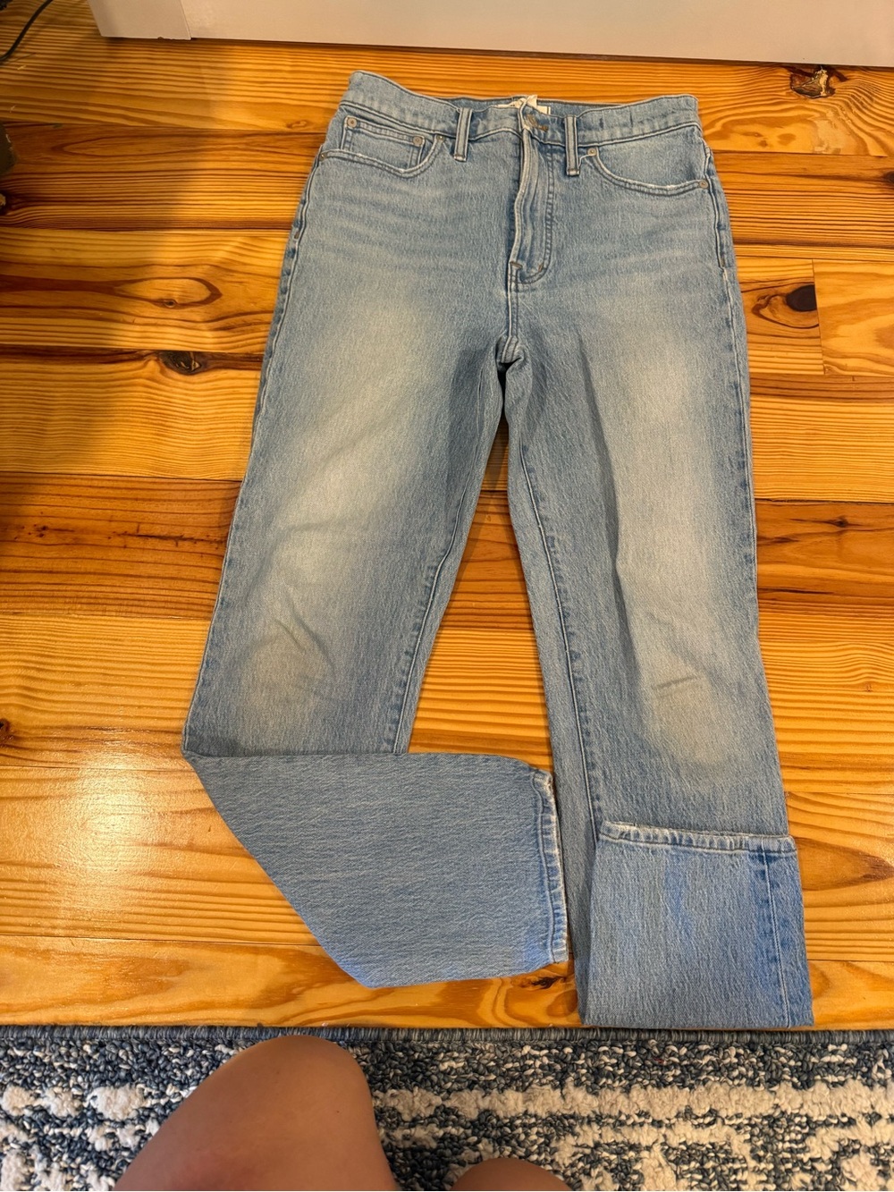 Madewell Light Blue Straight Leg Jeans